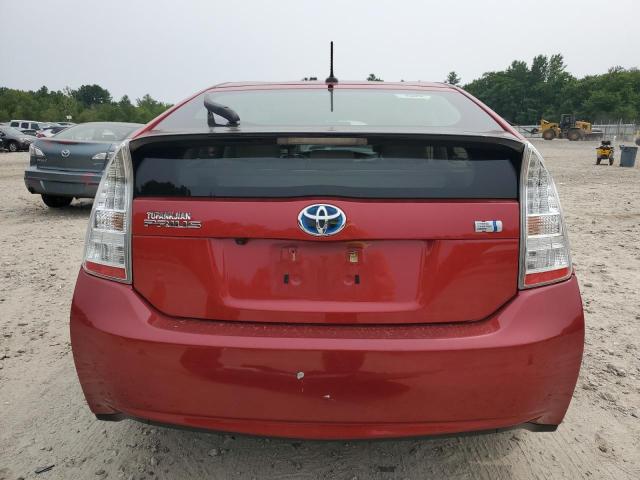 JTDKN3DU5B5311406 - 2011 TOYOTA PRIUS RED photo 6