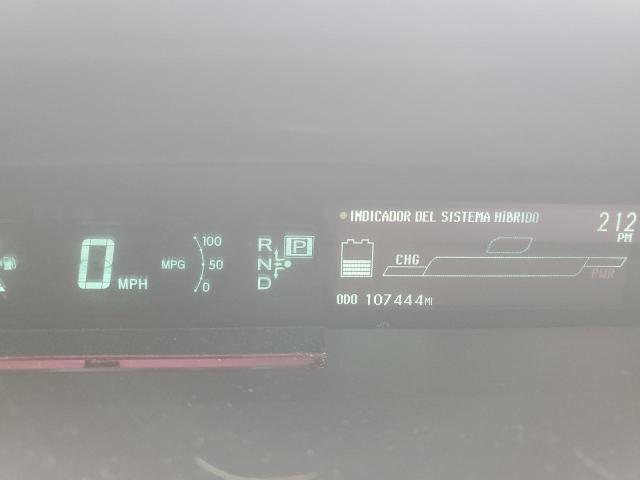 JTDKN3DU5B5311406 - 2011 TOYOTA PRIUS RED photo 9