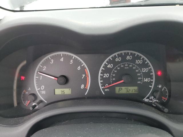 2T1BU4EE2BC730087 - 2011 TOYOTA COROLLA BASE შავი ფოტო 9