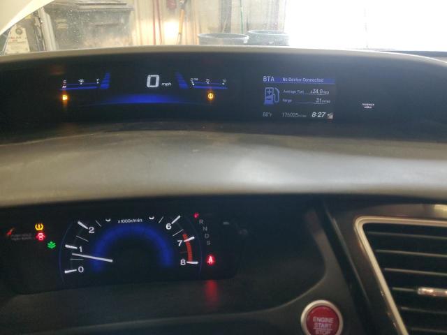 2HGFG3B08EH509679 - 2014 HONDA CIVIC EXL SILVER photo 9