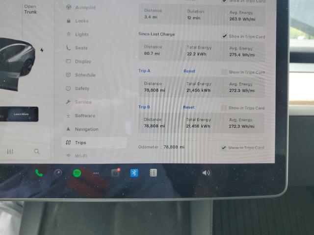 5YJ3E1EB9MF902510 - 2021 TESLA MODEL 3 Gri fotoğraf 9