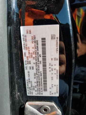 5LMCJ2D9XHUL16971 - 2017 LINCOLN MKC SELECT Սև լուսանկար 13