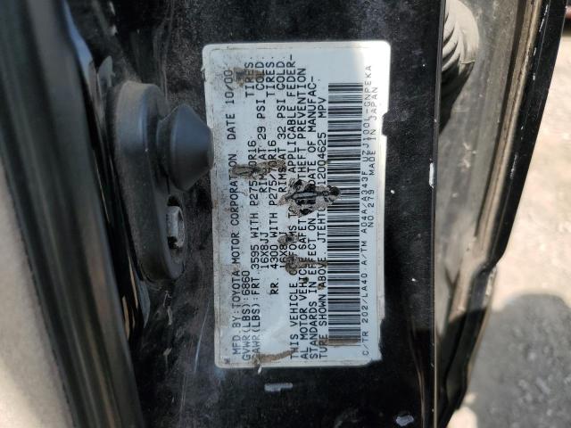 JTEHT05J712004625 - 2001 TOYOTA LAND CRUIS BLACK photo 12