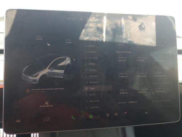 5YJ3E1EC2NF247844 - 2022 TESLA MODEL 3 Մոխրագույն լուսանկար 9