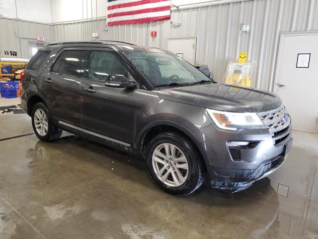 1FM5K8D8XJGA69474 - 2018 FORD EXPLORER XLT 灰色 照片 4