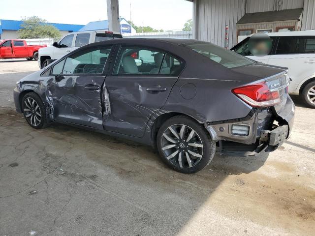 19XFB2F95EE027540 - 2014 HONDA CIVIC EXL GRAY photo 2