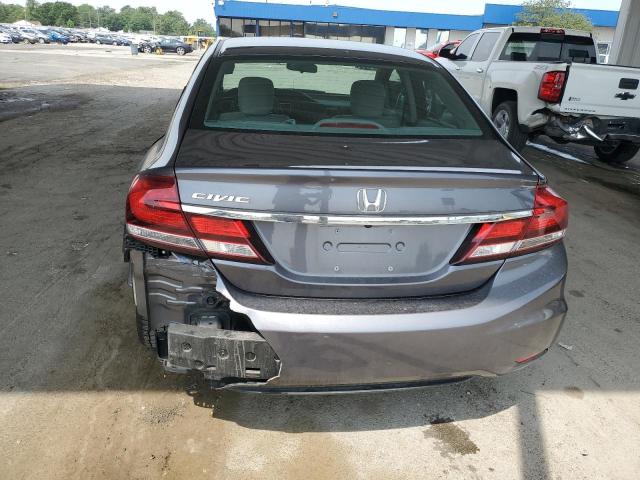 19XFB2F95EE027540 - 2014 HONDA CIVIC EXL GRAY photo 6