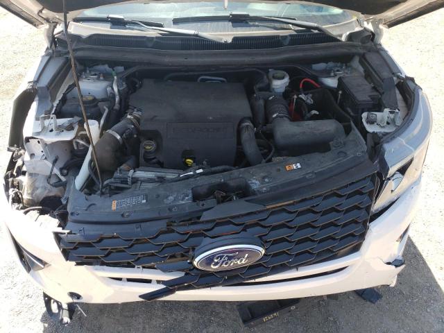 1FM5K8GTXKGA00592 - 2019 FORD EXPLORER SPORT Weiß Foto 12