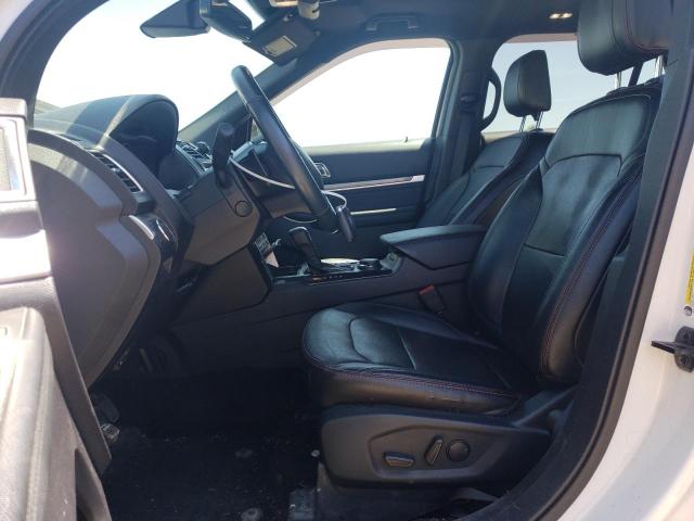 1FM5K8GTXKGA00592 - 2019 FORD EXPLORER SPORT Weiß Foto 7