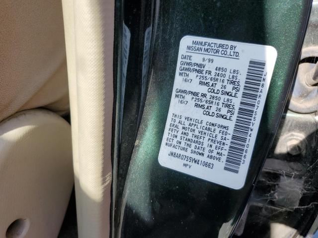 JN8AR07S5YW410663 - 2000 NISSAN PATHFINDER LE 绿色 照片 13