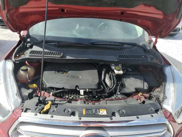 1FMCU0GD6JUD16521 - 2018 FORD ESCAPE SE أحمر صورة 11