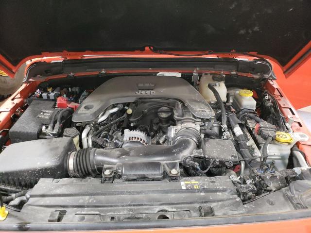 1C4HJXDG1JW252693 - 2018 JEEP WRANGLER U SPORT Оранжевый фото 12