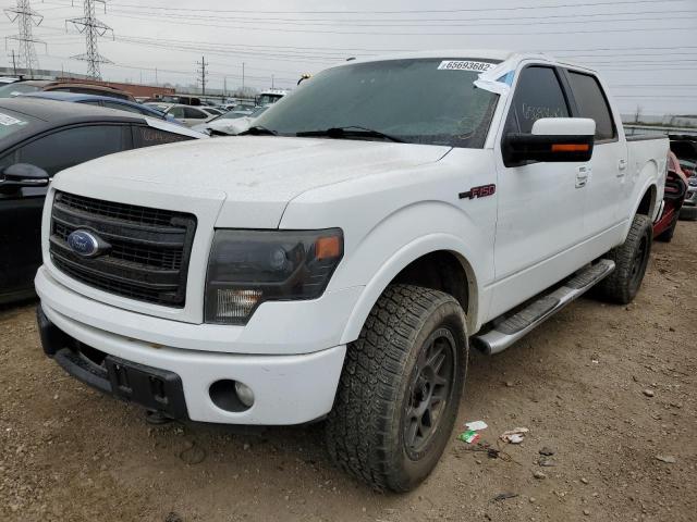 1FTFW1ET0DFC62220 - 2013 FORD F150 SUPERCREW WHITE photo 2