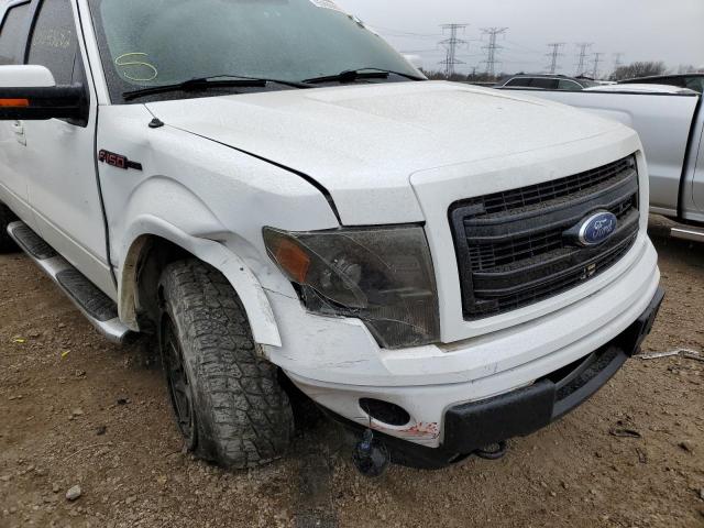 1FTFW1ET0DFC62220 - 2013 FORD F150 SUPERCREW WHITE photo 9