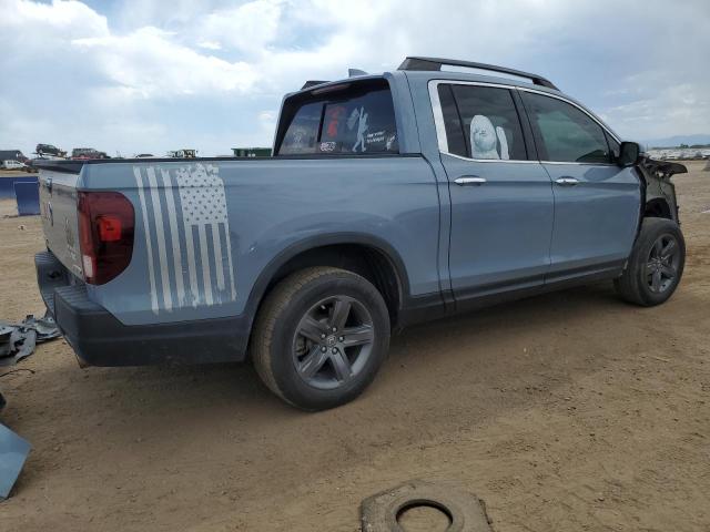 5FPYK3F73NB019208 - 2022 HONDA RIDGELINE RTL Mavi foto 3