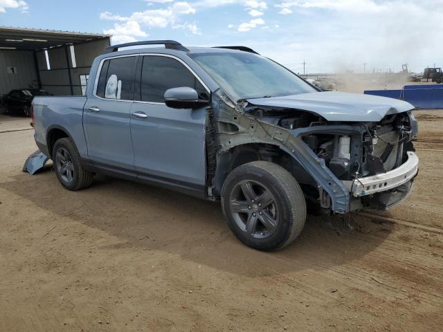 5FPYK3F73NB019208 - 2022 HONDA RIDGELINE RTL Mavi foto 4