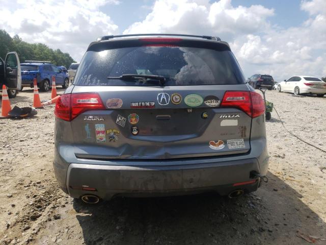 2HNYD28438H502495 - 2008 ACURA MDX TECHNOLOGY GRAY photo 6