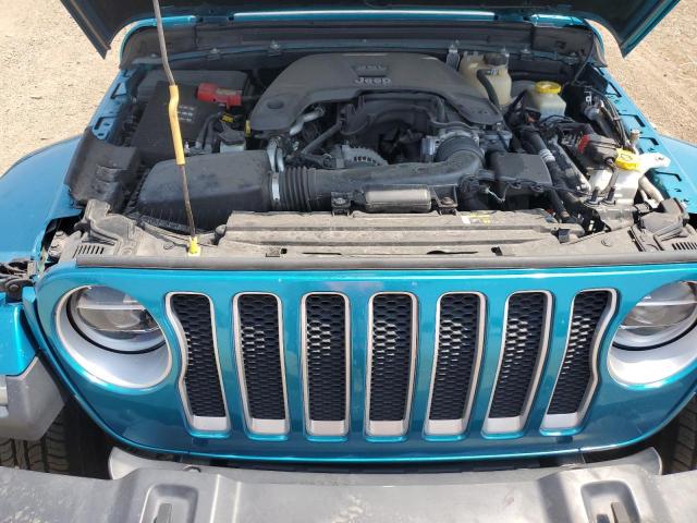 1C4HJXEG5KW606912 - 2019 JEEP WRANGLER U SAHARA BLUE photo 11