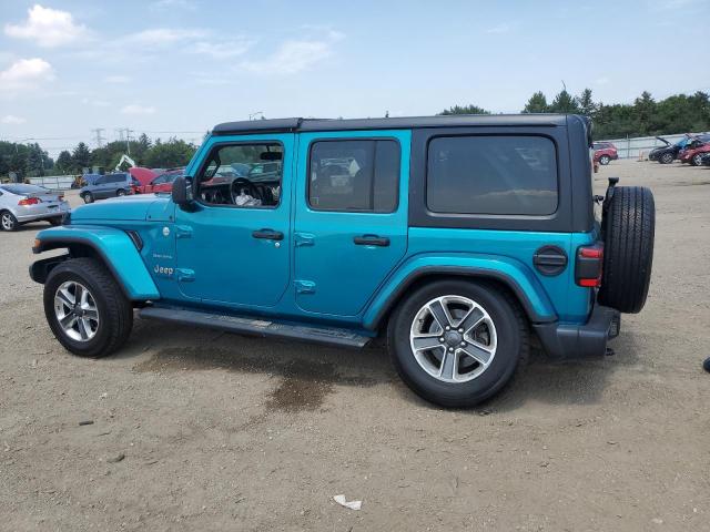 1C4HJXEG5KW606912 - 2019 JEEP WRANGLER U SAHARA BLUE photo 2