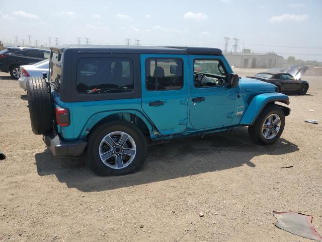1C4HJXEG5KW606912 - 2019 JEEP WRANGLER U SAHARA BLUE photo 3