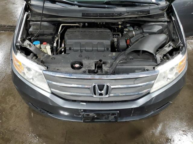 5FNRL5H62CB056600 - 2012 HONDA ODYSSEY EXL GRAY photo 12