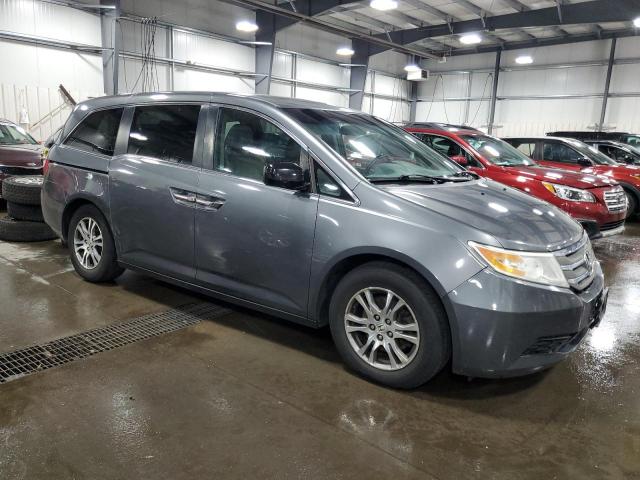 5FNRL5H62CB056600 - 2012 HONDA ODYSSEY EXL GRAY photo 4