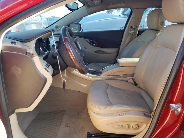 1G4GJ5E34CF317806 - 2012 BUICK LACROSSE TOURING RED photo 7