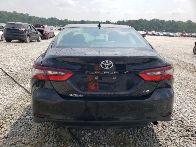 4T1C11AK5MU437924 - 2021 TOYOTA CAMRY LE BLACK photo 6