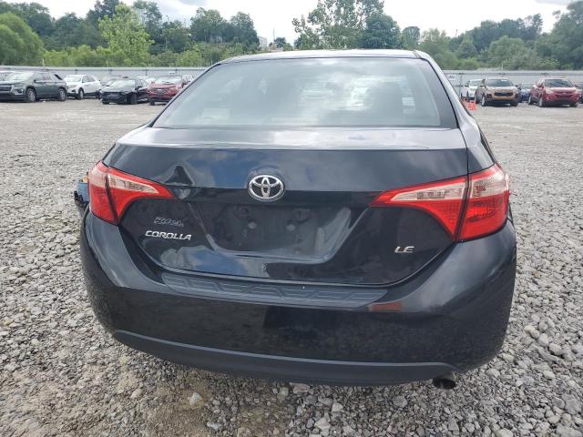2T1BURHE2JC121623 - 2018 TOYOTA COROLLA L BLACK photo 6