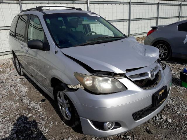 JM3LW28J240514806 - 2004 MAZDA MPV WAGON SILVER photo 1