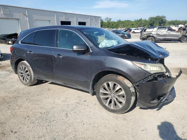 5FRYD3H4XFB004338 - 2015 ACURA MDX TECHNOLOGY Сұр фото 4