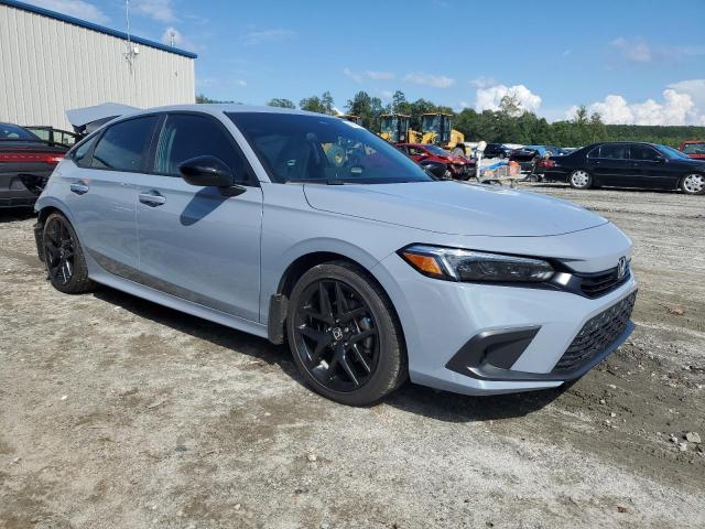 2HGFE2F59NH590651 - 2022 HONDA CIVIC SPORT BLUE photo 4