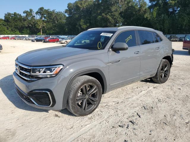 1V2PE2CA6MC230581 - 2021 VOLKSWAGEN ATLAS CROS SE ნაცრისფერი ფოტო 1