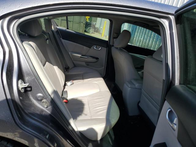 19XFB2F97EE014028 - 2014 HONDA CIVIC EXL GRAY photo 10