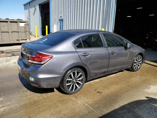 19XFB2F97EE014028 - 2014 HONDA CIVIC EXL GRAY photo 3