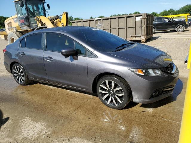 19XFB2F97EE014028 - 2014 HONDA CIVIC EXL GRAY photo 4