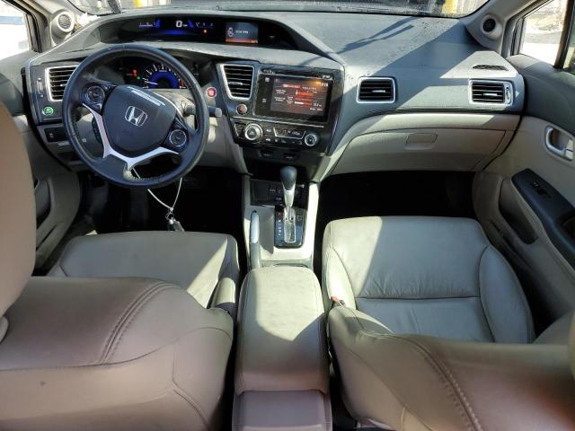 19XFB2F97EE014028 - 2014 HONDA CIVIC EXL GRAY photo 8