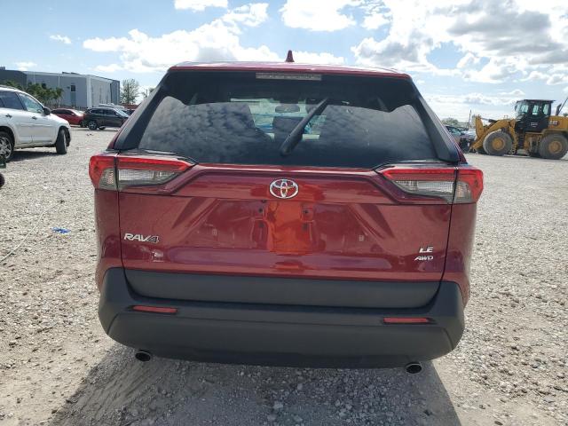 2T3G1RFV7SW500934 - 2025 TOYOTA RAV4 LE ბურგუნდია ფოტო 6