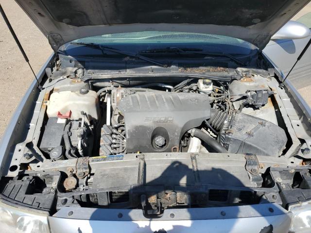 1G4HP52K444126155 - 2004 BUICK LESABRE CUSTOM SILVER photo 11