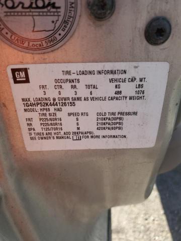 1G4HP52K444126155 - 2004 BUICK LESABRE CUSTOM SILVER photo 12