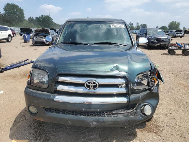 5TBET34176S507817 - 2006 TOYOTA TUNDRA DOUBLE CAB SR5 GREEN photo 5