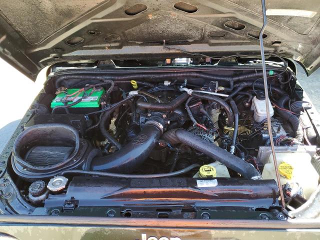 1J4BA3H15AL167601 - 2010 JEEP WRANGLER U SPORT أخضر صورة 11