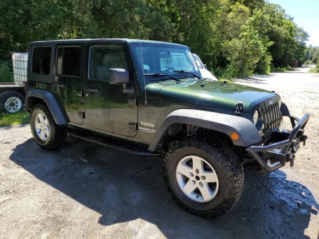 1J4BA3H15AL167601 - 2010 JEEP WRANGLER U SPORT أخضر صورة 4