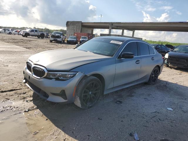 3MW5R1J52K8B00375 - 2019 BMW 330I GRAY photo 1