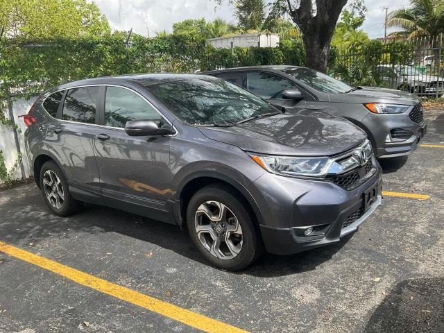 7FARW2H84KE009627 - 2019 HONDA CR-V EXL GRAY photo 4