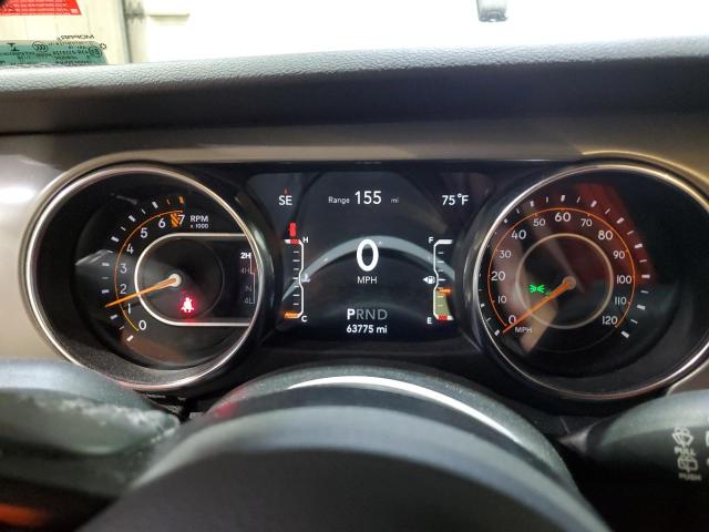 1C4HJXDG8KW641624 - 2019 JEEP WRANGLER U SPORT Gümüş foto 9