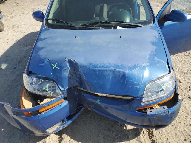 KL1TD66678B123821 - 2008 CHEVROLET AVEO BASE BLUE photo 11