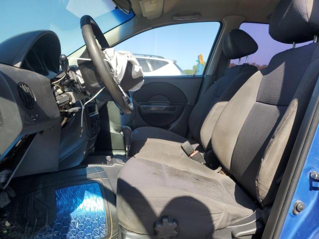 KL1TD66678B123821 - 2008 CHEVROLET AVEO BASE BLUE photo 7