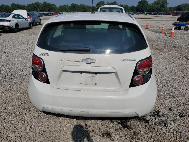 1G1JA6SH6C4140308 - 2012 CHEVROLET SONIC LS WHITE photo 6