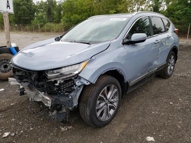 7FARW2H93NE049601 - 2022 HONDA CR-V TOURING GRAY photo 1